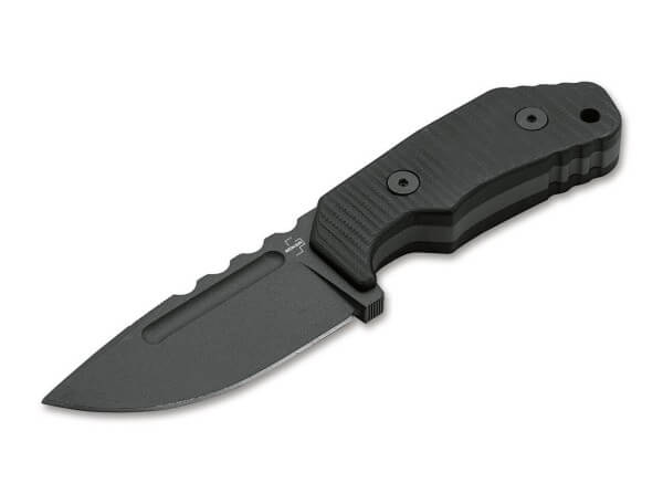 Fixed Blade Knives, Black, D2, G10