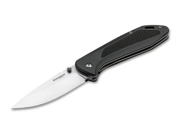 Pocket Knives, Black, Thumb Stud, Linerlock, 440C, Aluminum