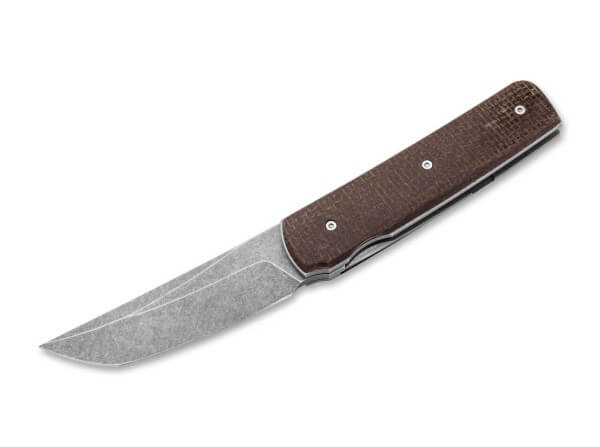 Pocket Knives, Brown, Flipper, Linerlock, VG-10, Micarta