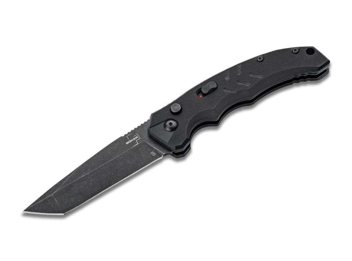 Böker Plus Kalashnikov Button Lock All Black D2 | Boker USA