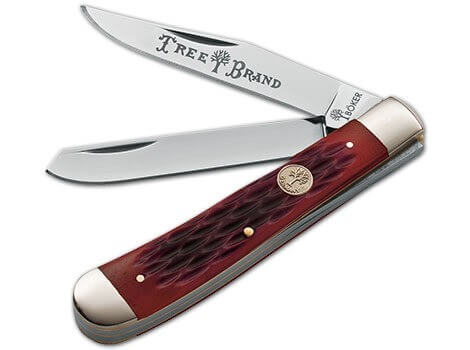 Pocket Knives, Red, Nail Nick, Slipjoint, High Carbon Stainless Steel, Bone