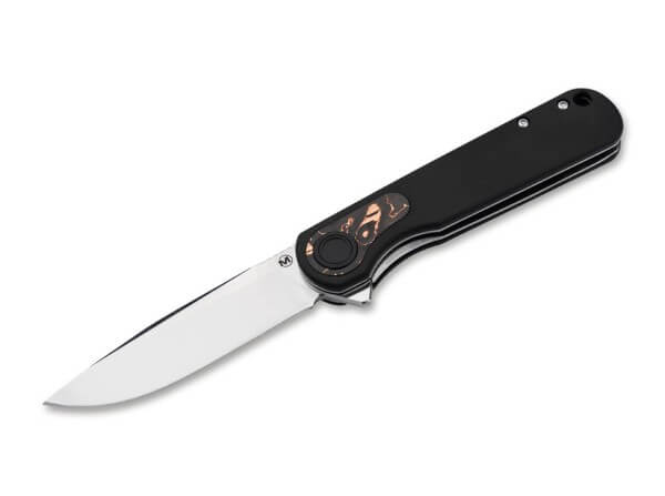 Pocket Knives, Black, Flipper, Linerlock, 440B, G10