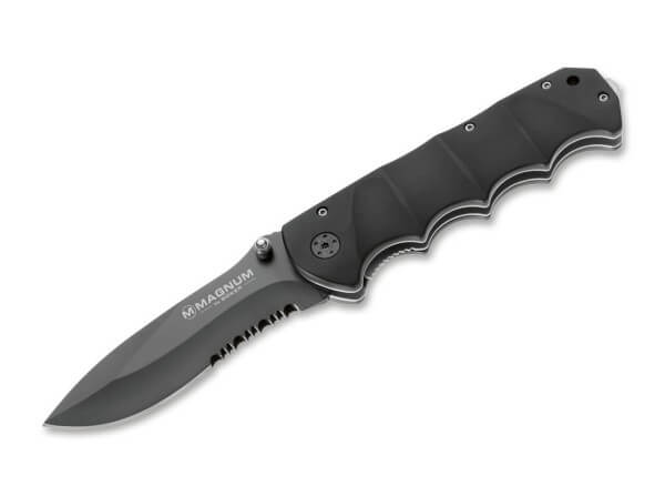 Pocket Knives, Black, Thumb Stud, Linerlock, 440A, Aluminum
