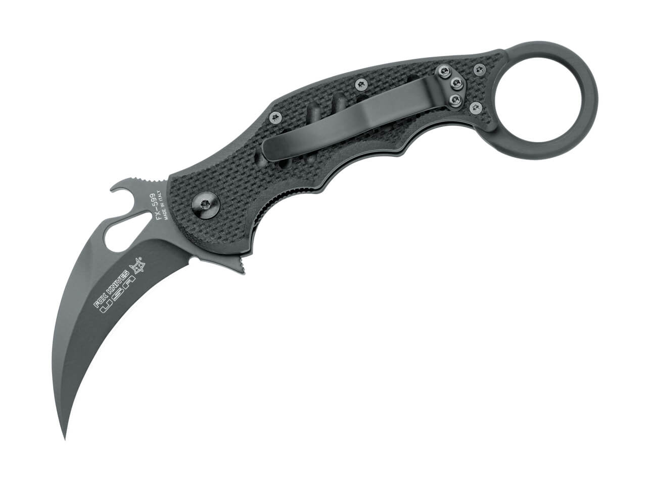  AMSOTTA Folding Karambit Knife, Karambit Retractable Knife,  Karambit Pocket Knife with Bottle Opener and Glass Breaker : Sports &  Outdoors