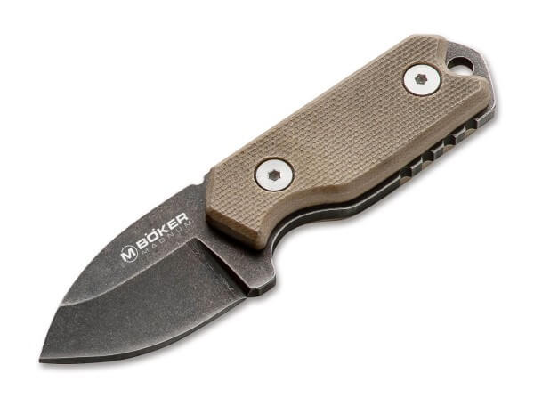 Fixed Blade Knives, Brown, Fixed, 440A, G10