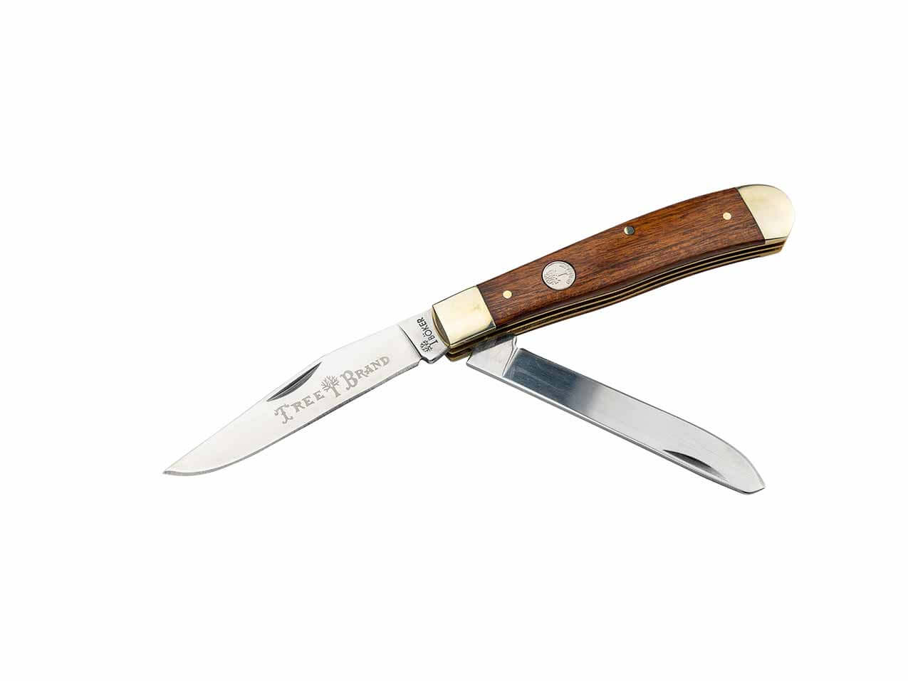 Boker Traditional Series 2.0 Red Bone Trapper Knife, D2 Satin Blades