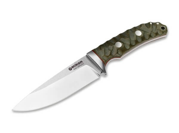 Fixed Blade Knives, Green, N690, Micarta