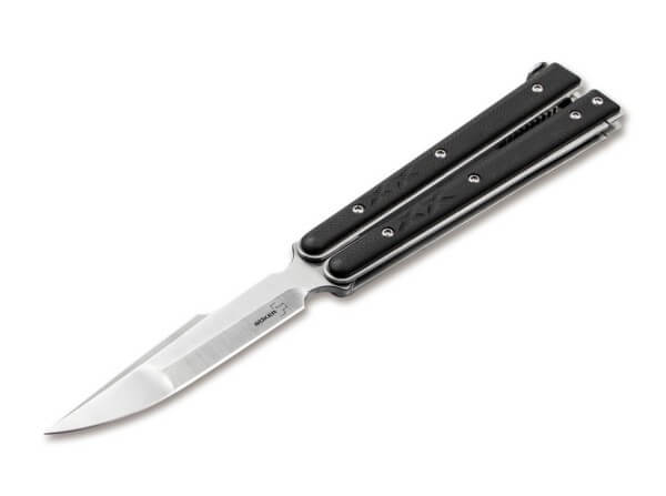 Pocket Knives, Black, Balisong, D2, G10