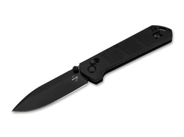 Pocket Knives, Black, Crossbar Lock, D2, Nylon