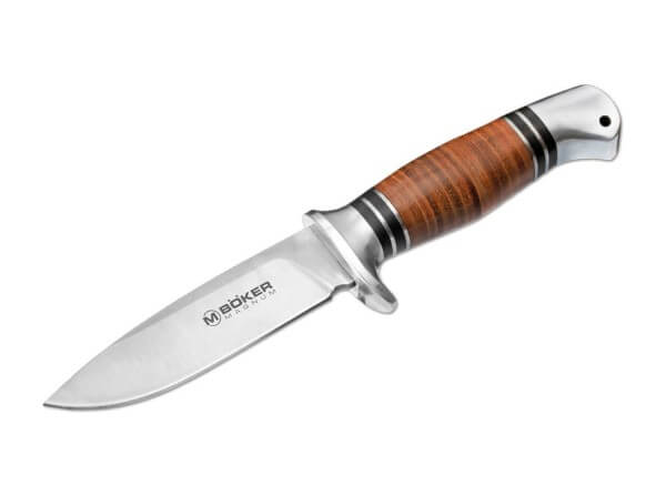 Fixed Blade Knives, Brown, 440A, Aluminum