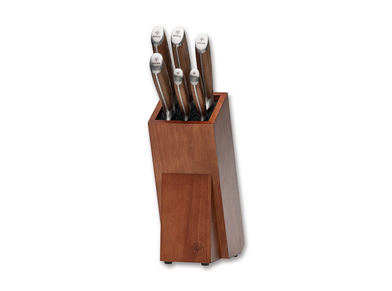 Kitchen  Forgecraft Olde Forge Wooden Knife Set Made In The Usa