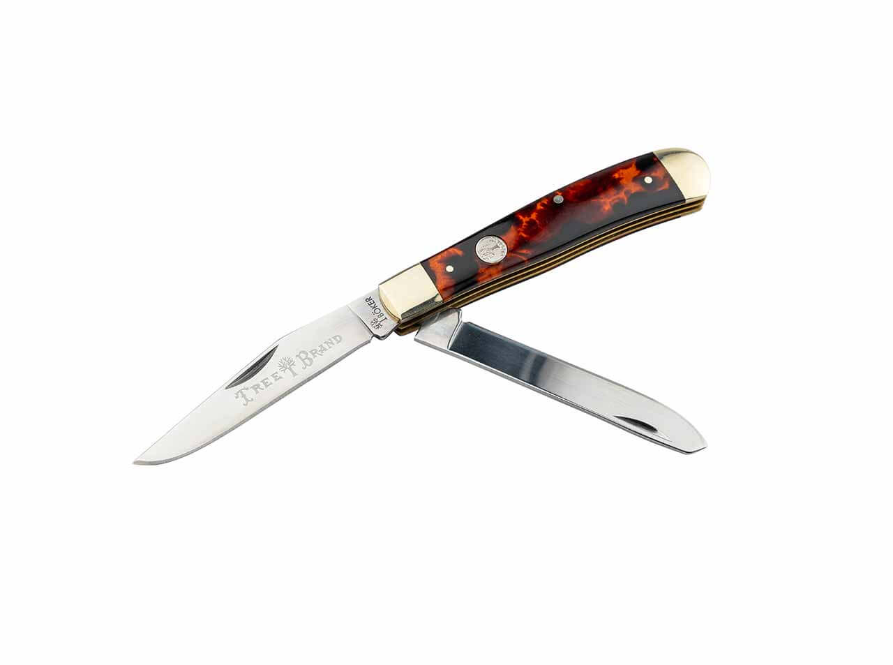 Boker Traditional Series 2.0 Trapper Yellow Delrin Handles Folding